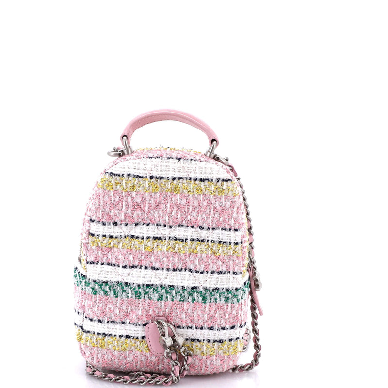 Classic Cc Chain Pocket Backpack Quilted