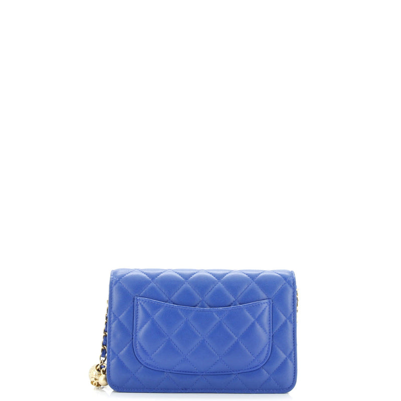 Pearl Crush Wallet On Chain Quilted