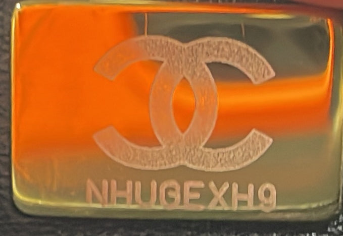 Pearl Chain Cc Flap Bag Quilted Tweed