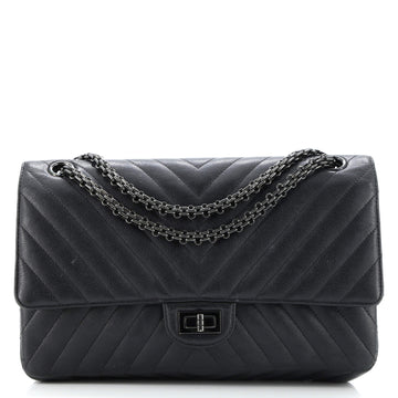 So Black Reissue 2.55 Flap Bag Chevron