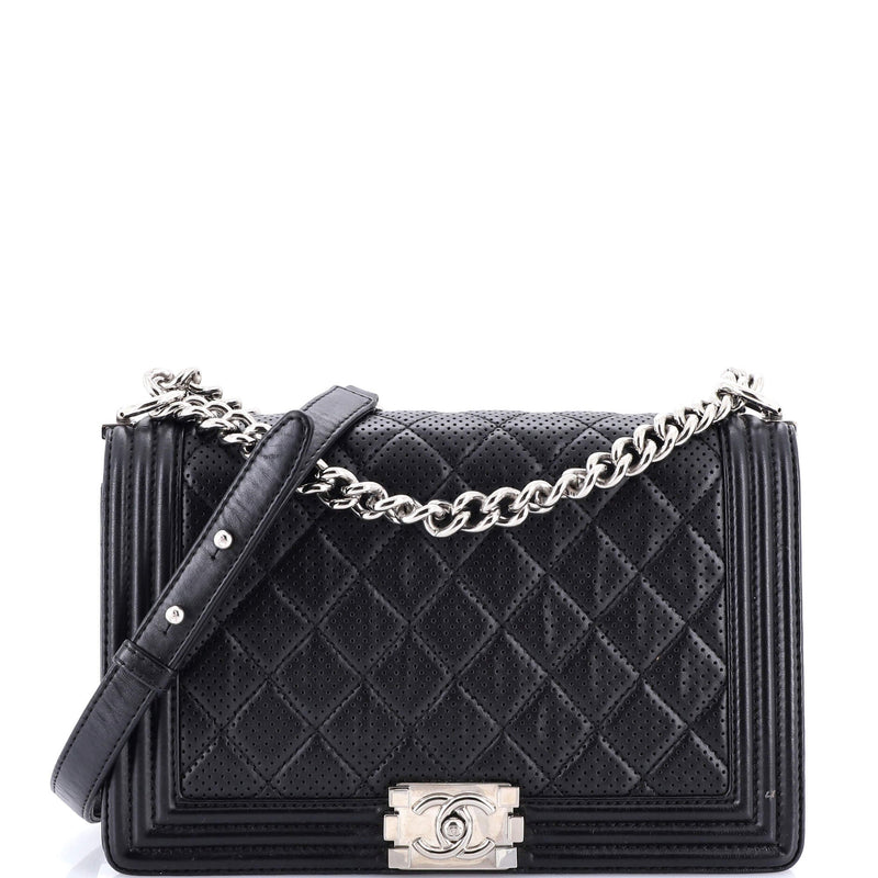 Boy Flap Bag Quilted Calfskin New Medium