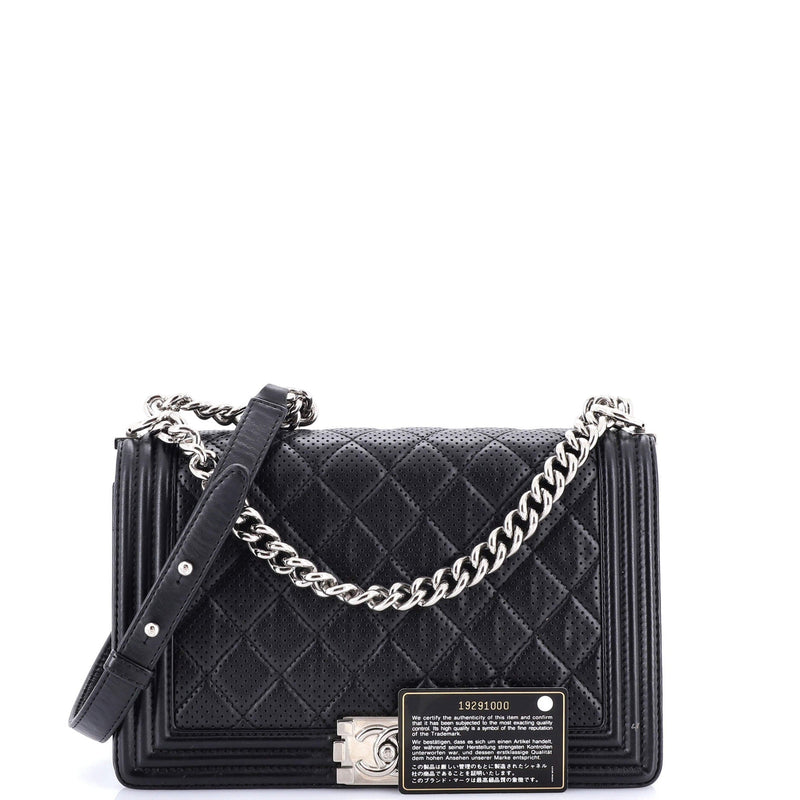 Boy Flap Bag Quilted Calfskin New Medium