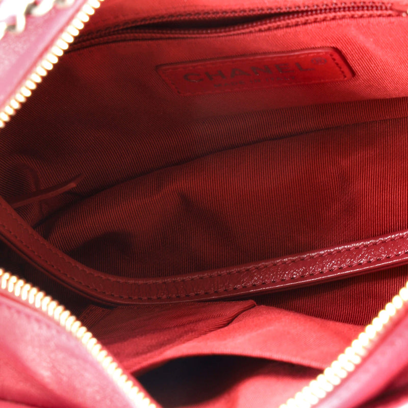 Gabrielle Hobo Chevron Aged Calfskin