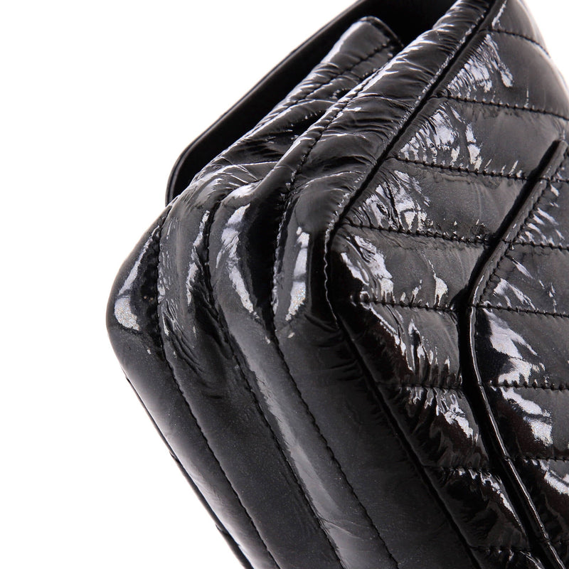 So Black Classic Single Flap Bag Chevron