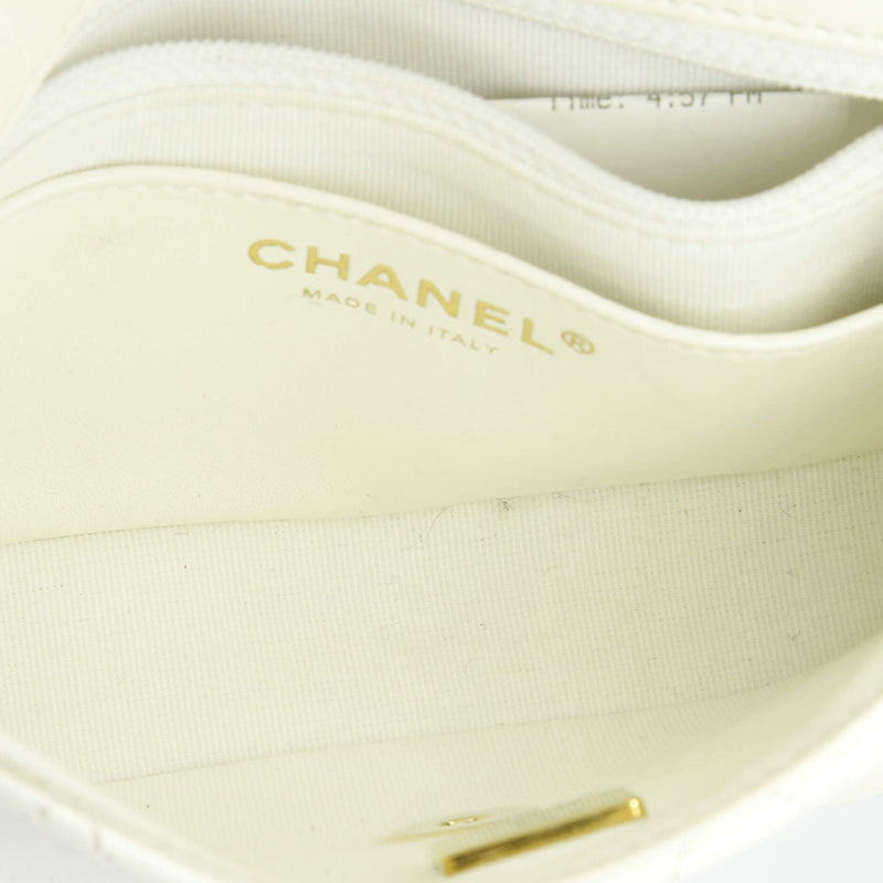 Coco De Toi Heart Chain Square Flap Bag