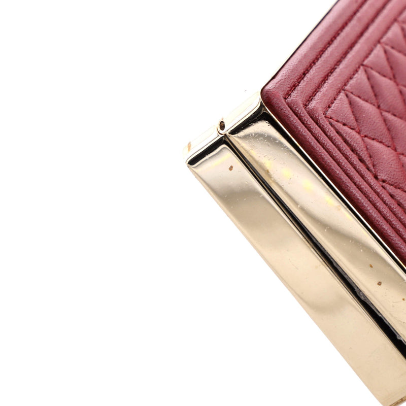 Boy Chain Box Minaudiere Quilted