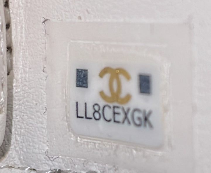 Cc Book Card Holder With Chain Quilted