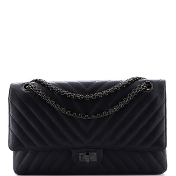 So Black Reissue 2.55 Flap Bag Chevron