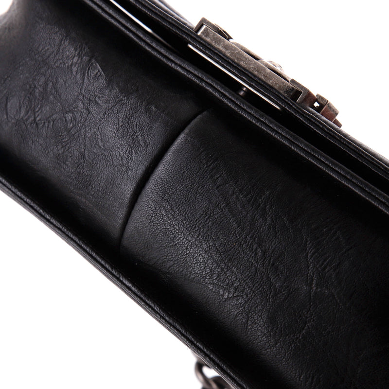 Boy Flap Bag Studded Quilted Distressed