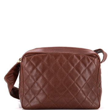Vintage Diamond Cc Shoulder Bag Quilted