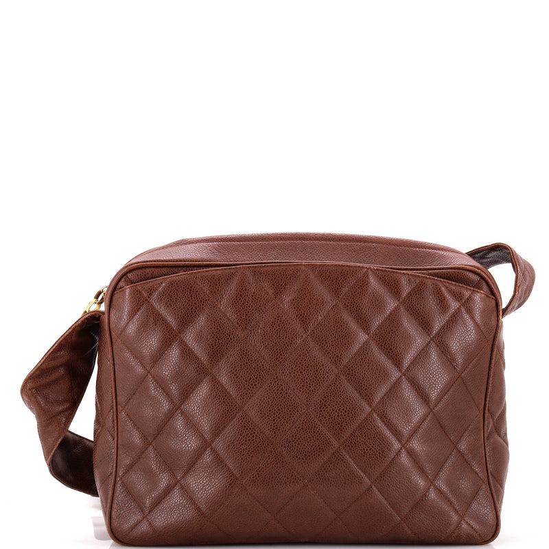 Vintage Diamond Cc Shoulder Bag Quilted