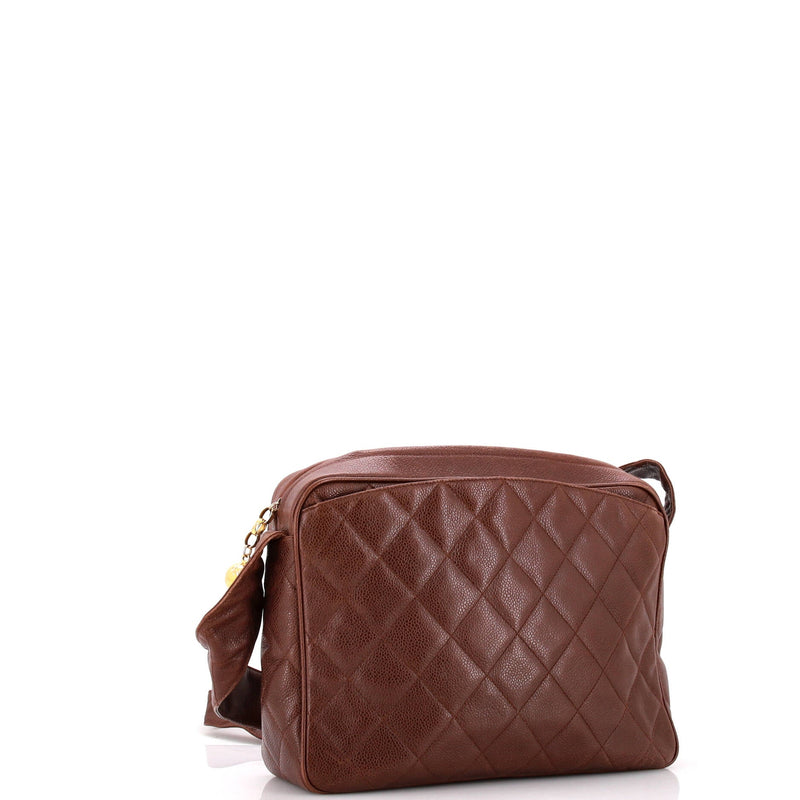 Vintage Diamond Cc Shoulder Bag Quilted