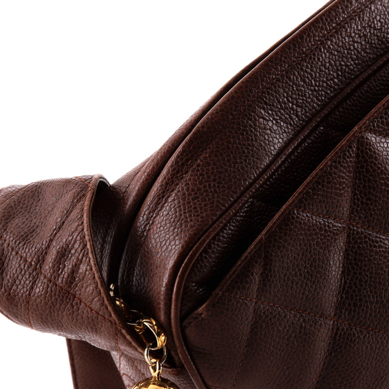 Vintage Diamond Cc Shoulder Bag Quilted