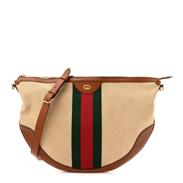 Vintage Canvas Calfskin Web Large