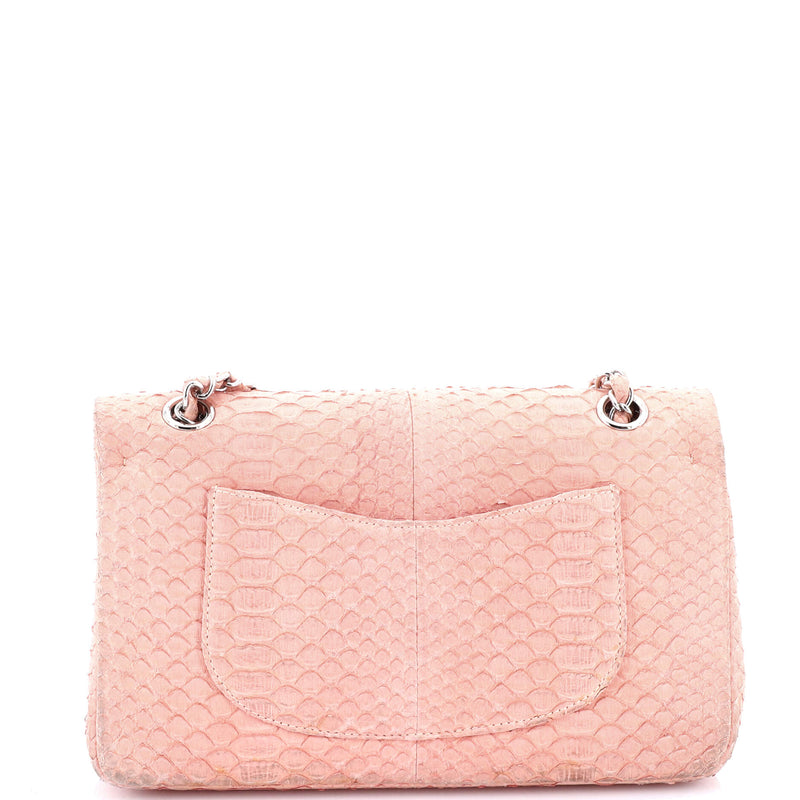 Classic Double Flap Bag Python Medium