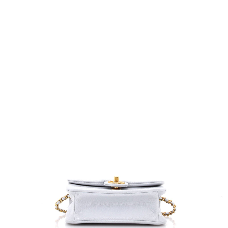 Cc Medallion Charms Flap Bag Caviar Mini