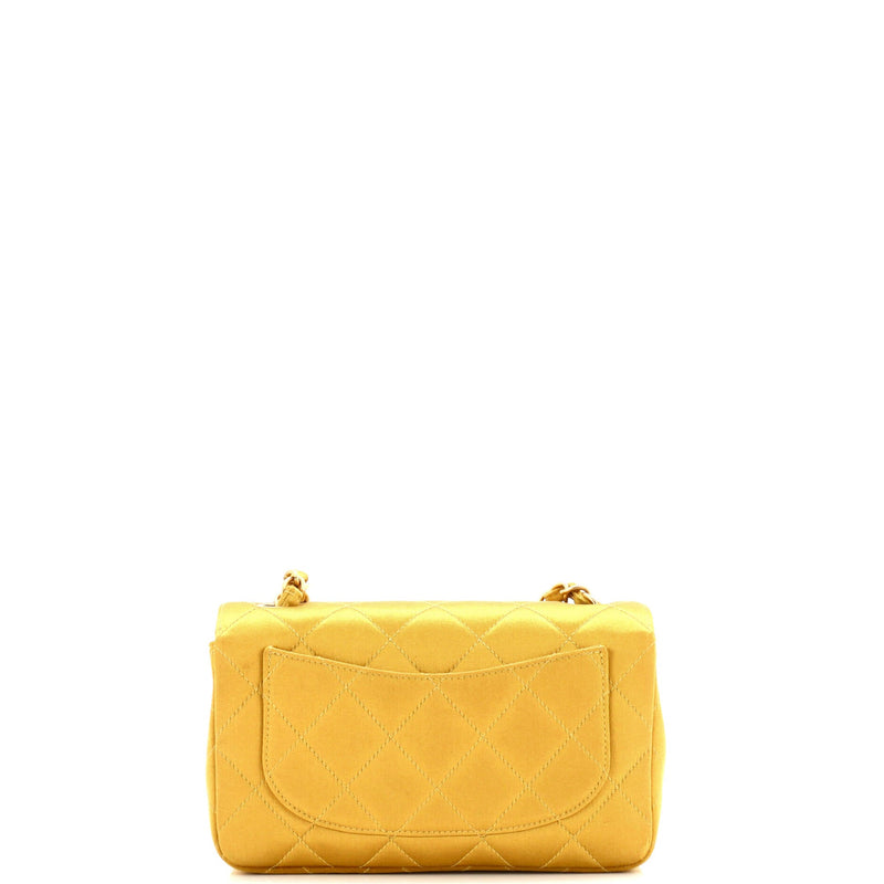 Classic Single Flap Bag Quilted Satin