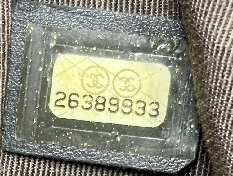 Gabrielle Hobo Chevron Aged Calfskin