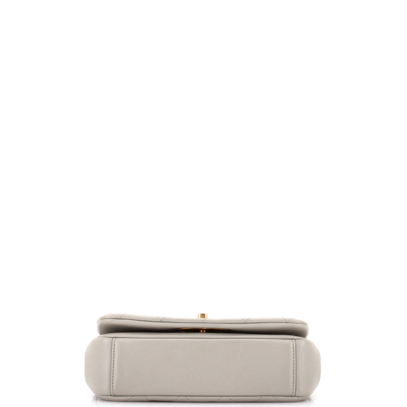 On And Full Flap Bag Quilted Lambskin