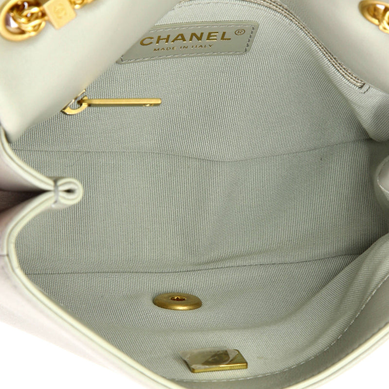 On And Full Flap Bag Quilted Lambskin