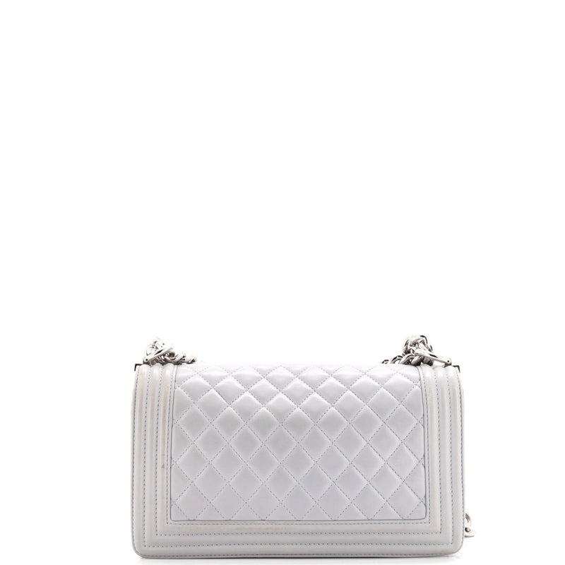 Boy Flap Bag Quilted Calfskin Old Medium