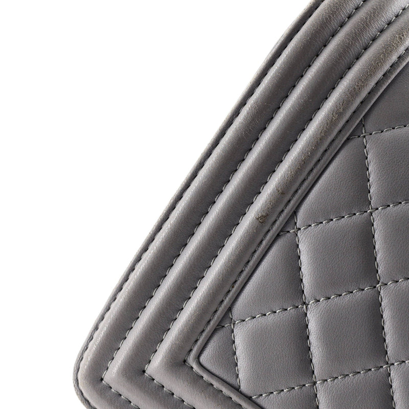 Boy Flap Bag Quilted Calfskin Old Medium