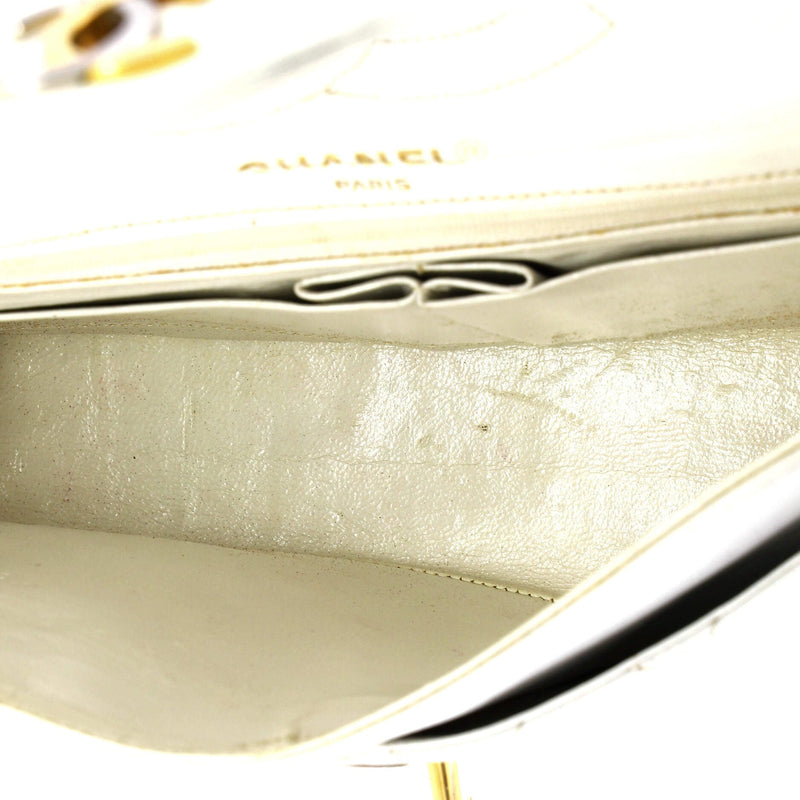 Vintage Two Tone Cc Flap Bag Quilted