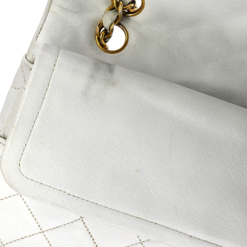 Vintage Two Tone Cc Flap Bag Quilted