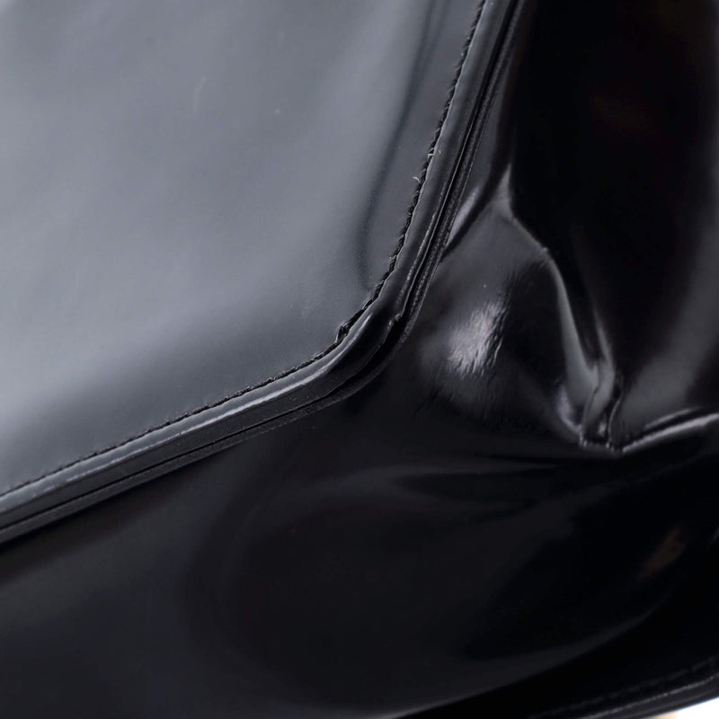 Boy Flap Bag Quilted Iridescent Glazed