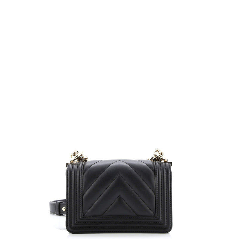Boy Flap Bag Chevron Lambskin Mini