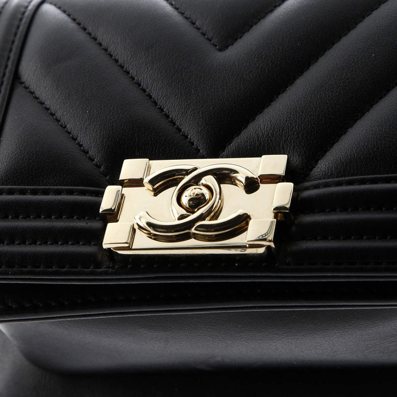 Boy Flap Bag Chevron Lambskin Mini