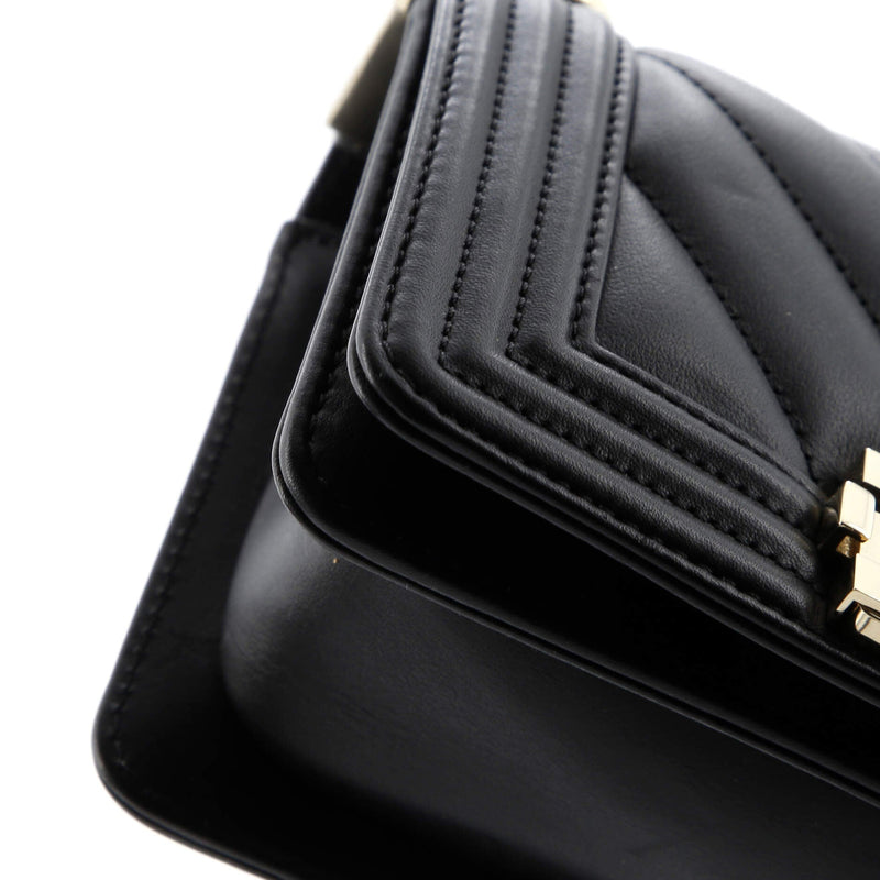 Boy Flap Bag Chevron Lambskin Mini