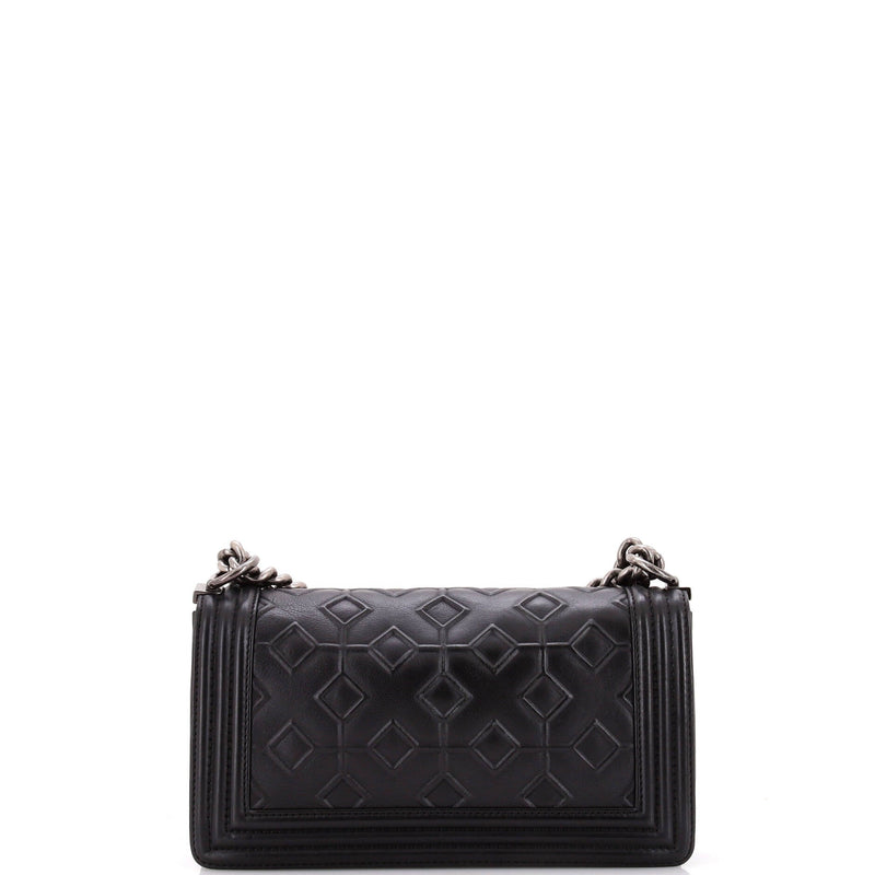Arabesque Boy Flap Bag Embossed Calfskin