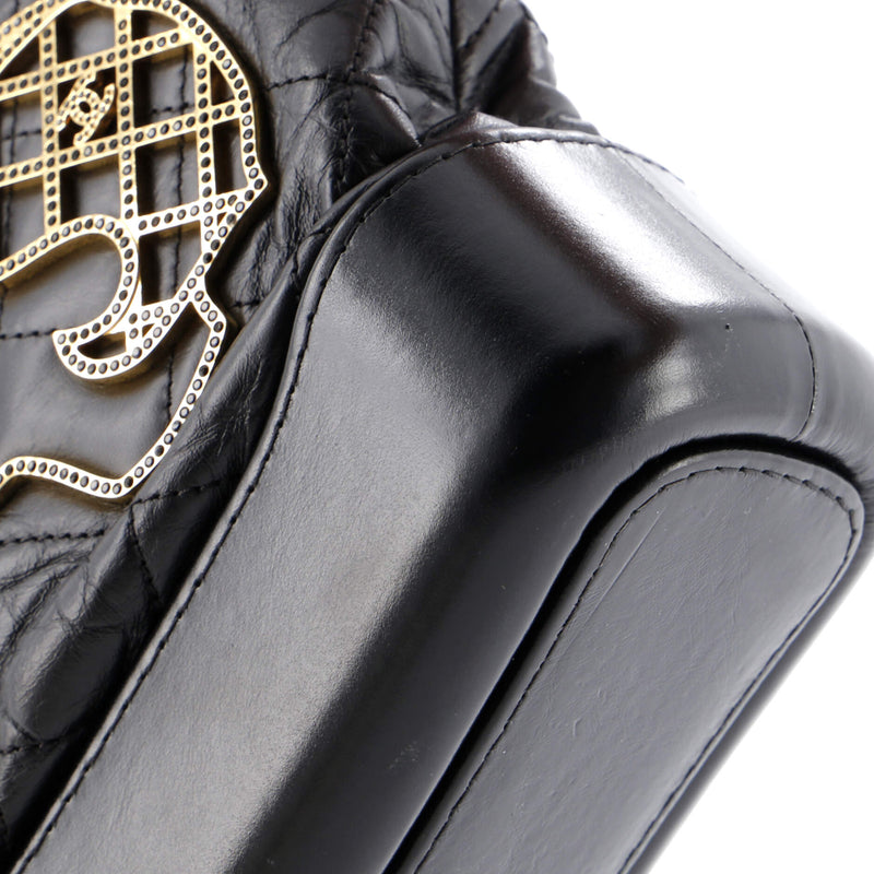 Gabrielle Hobo Embellished Quilted Aged