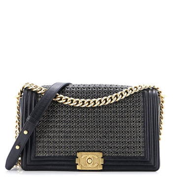 Boy Flap Bag Braided Sheepskin New