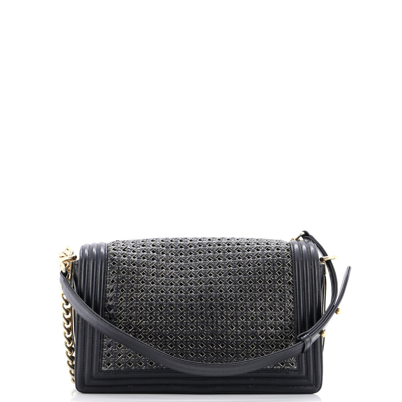 Boy Flap Bag Braided Sheepskin New