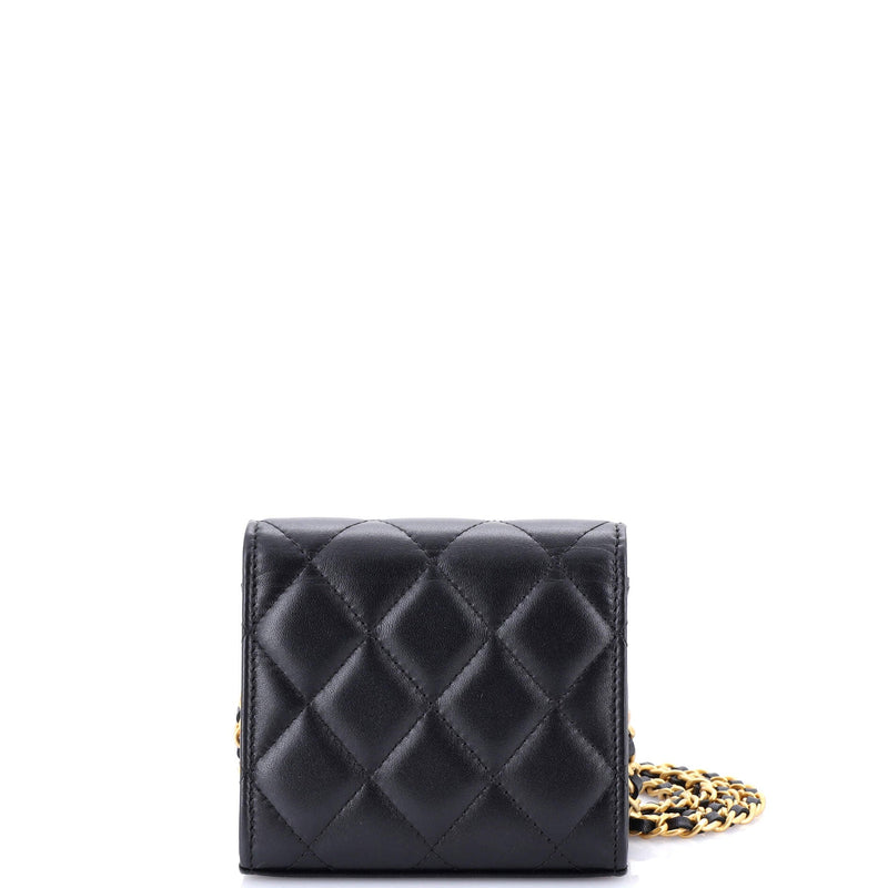 Coco Love Cc Heart Clutch With Chain