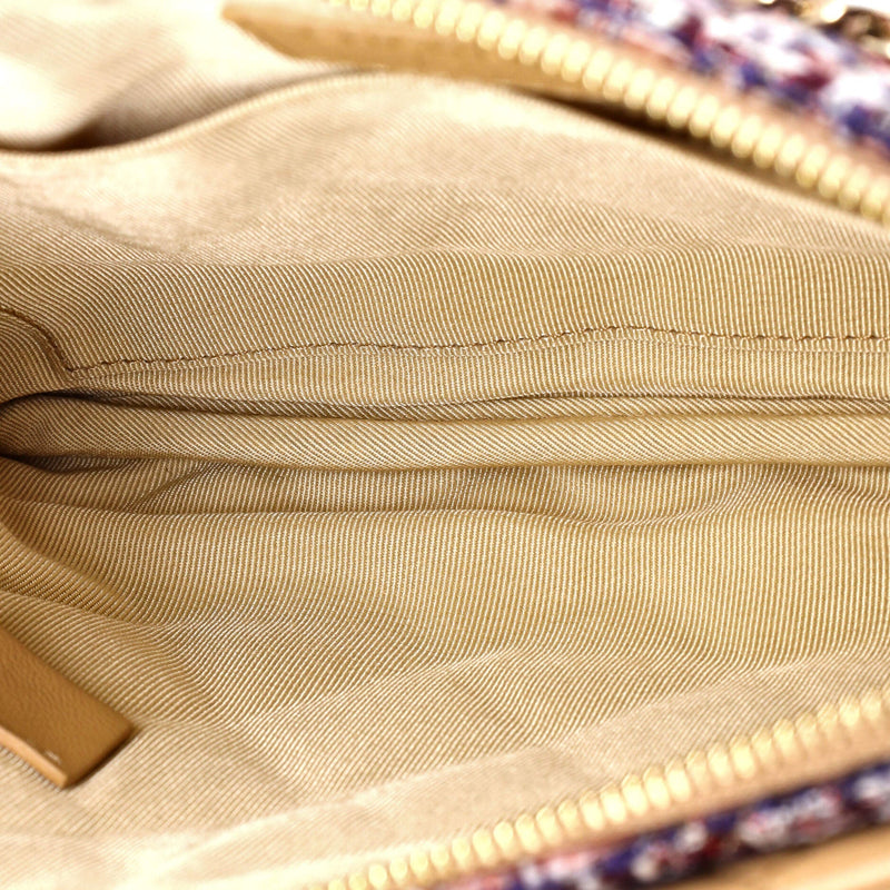 Double Case With Strap Tweed And Quilted