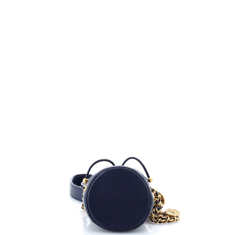 Twist Your Buttons Drawstring Bucket Bag
