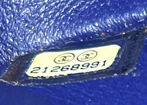 Classic Double Flap Bag Chevron Calfskin