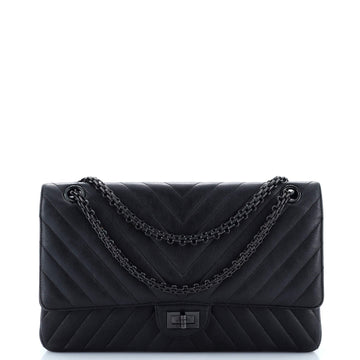 So Black Reissue 2.55 Flap Bag Chevron