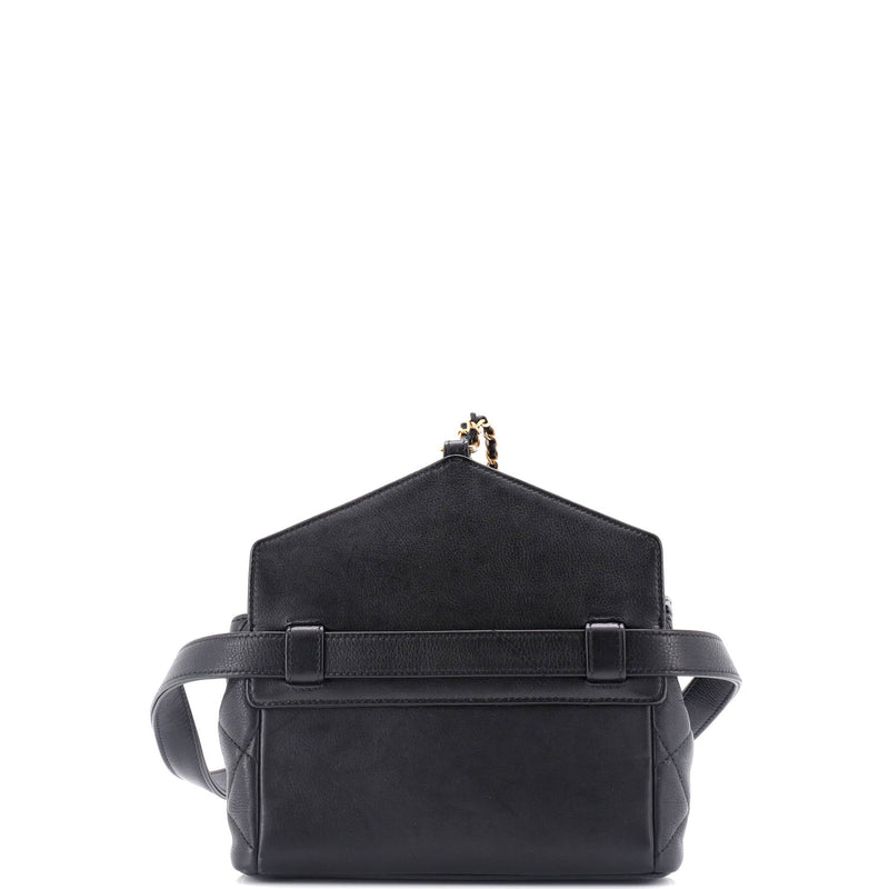 Carry With Chic Chain Flap Waist Bag