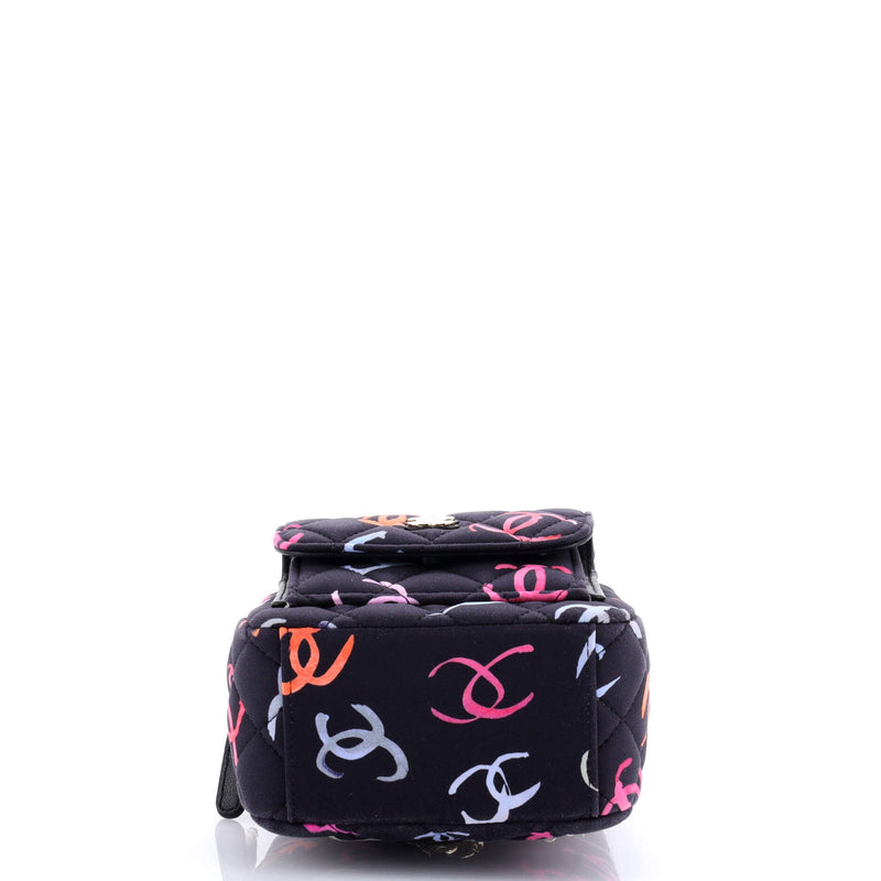 Classic Cc Chain Pocket Backpack Quilted