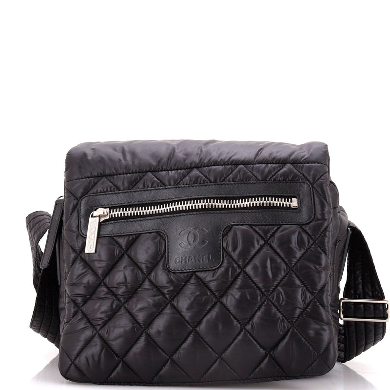 Coco Cocoon Messenger Bag Quilted Nylon