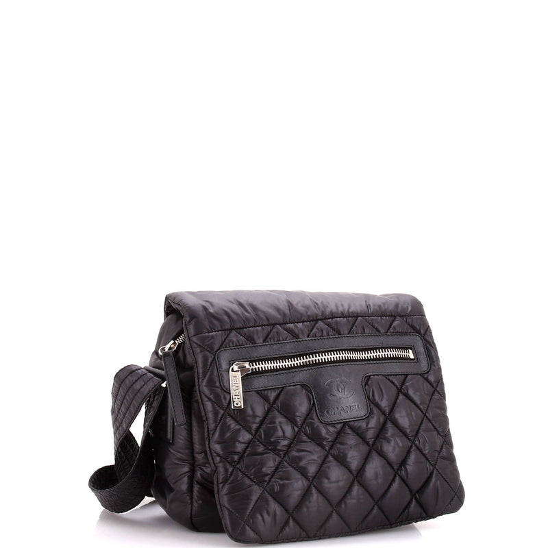 Coco Cocoon Messenger Bag Quilted Nylon
