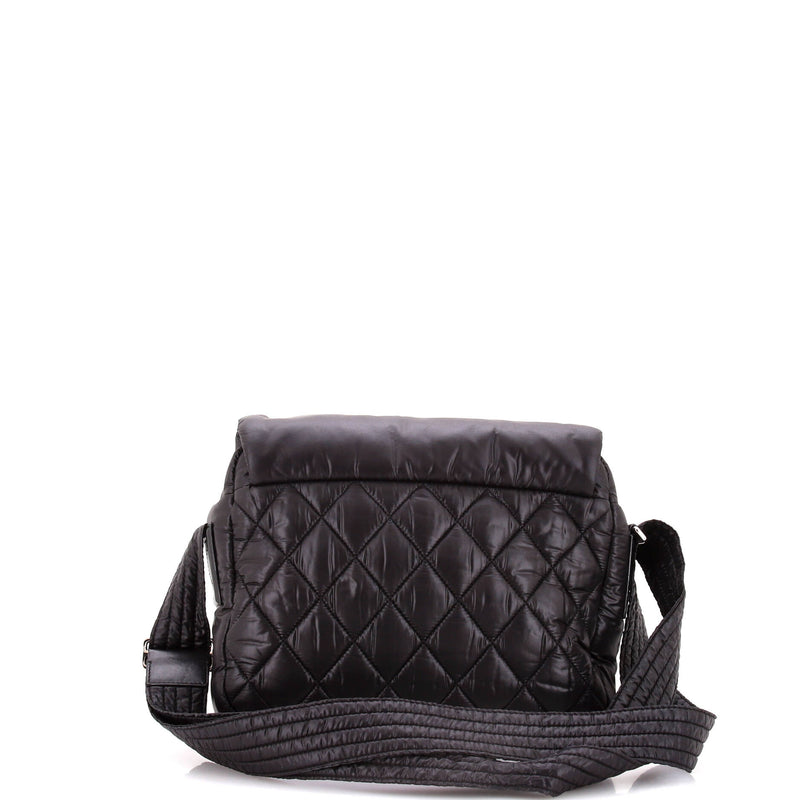 Coco Cocoon Messenger Bag Quilted Nylon