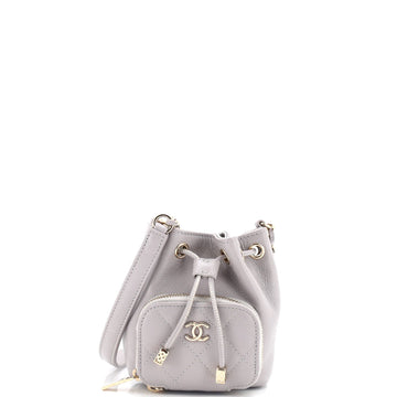 Business Affinity Drawstring Bucket Bag