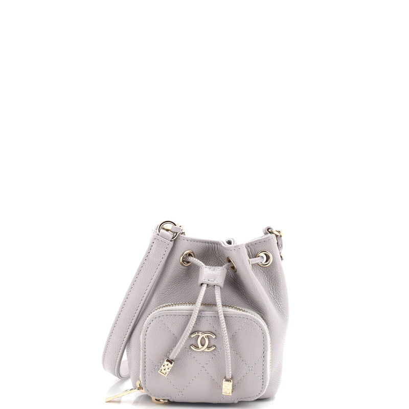 Business Affinity Drawstring Bucket Bag