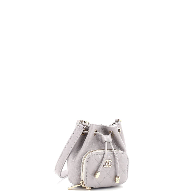 Business Affinity Drawstring Bucket Bag