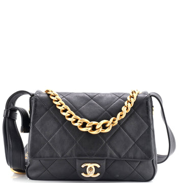 Easy Mood Flap Bag Quilted Calfskin